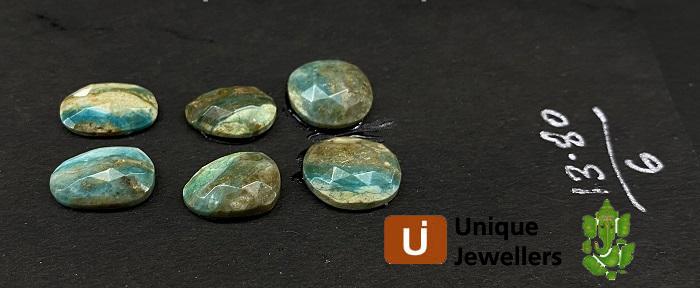 Andean Blue Opal Rose Cut Slices