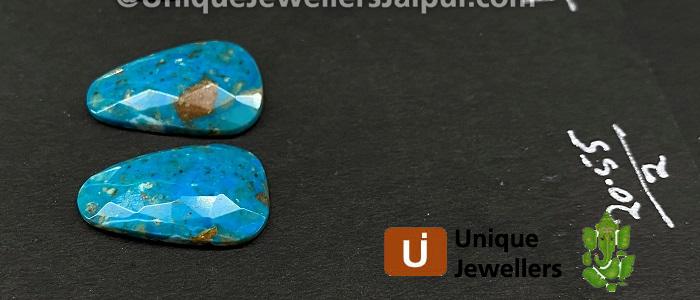 Andean Blue Opal Rose Cut Slices