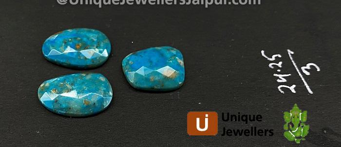 Andean Blue Opal Rose Cut Slices