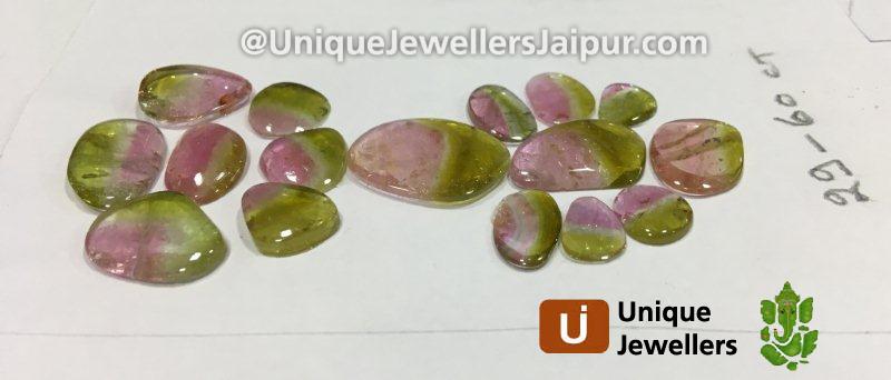 Watermelon Tourmaline Smooth Slices