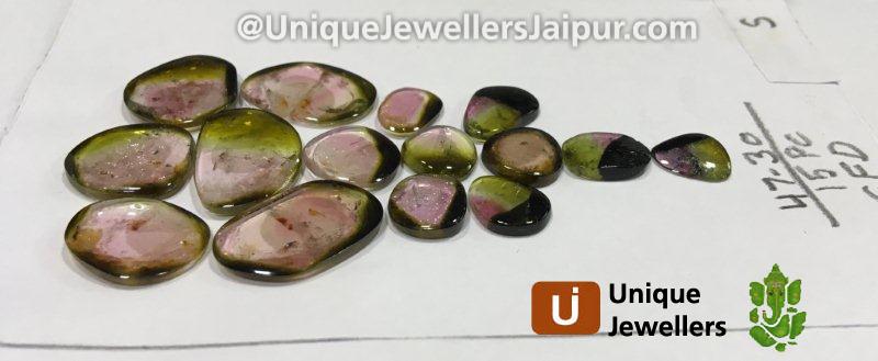 Watermelon Tourmaline Smooth Slices