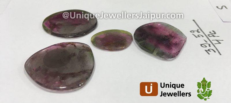 Watermelon Tourmaline Smooth Slices