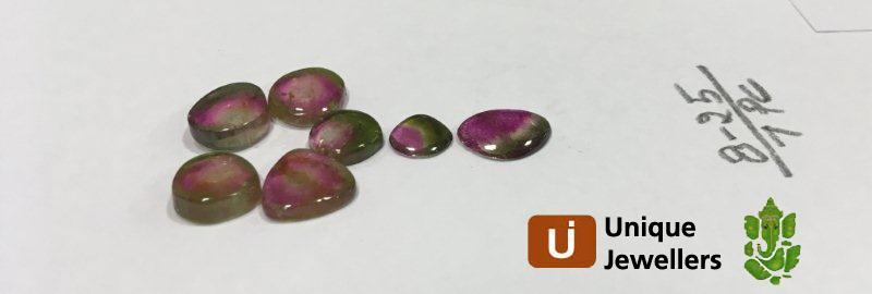 Watermelon Tourmaline Smooth Slices